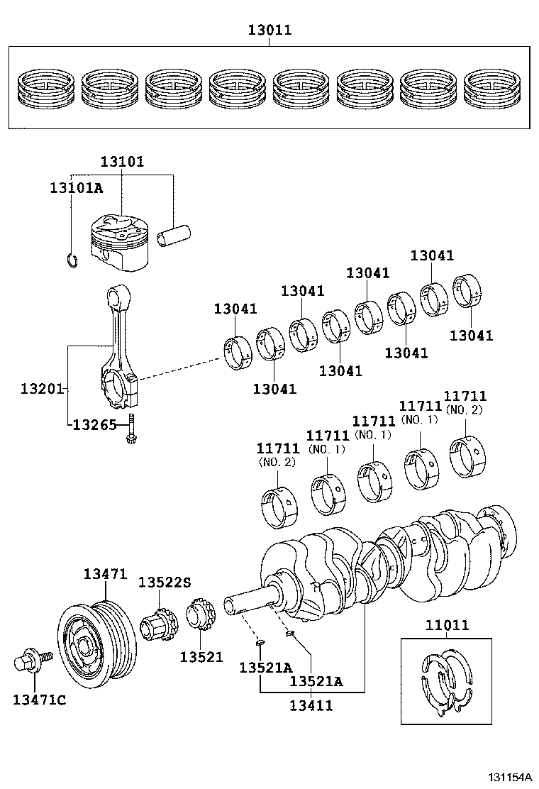  SEQUOIA |  CRANKSHAFT PISTON