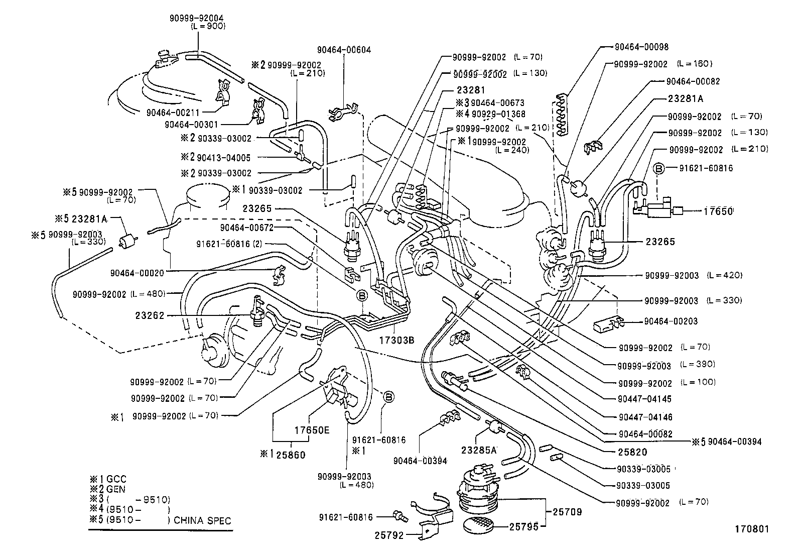  LAND CRUISER 70 |  VACUUM PIPING