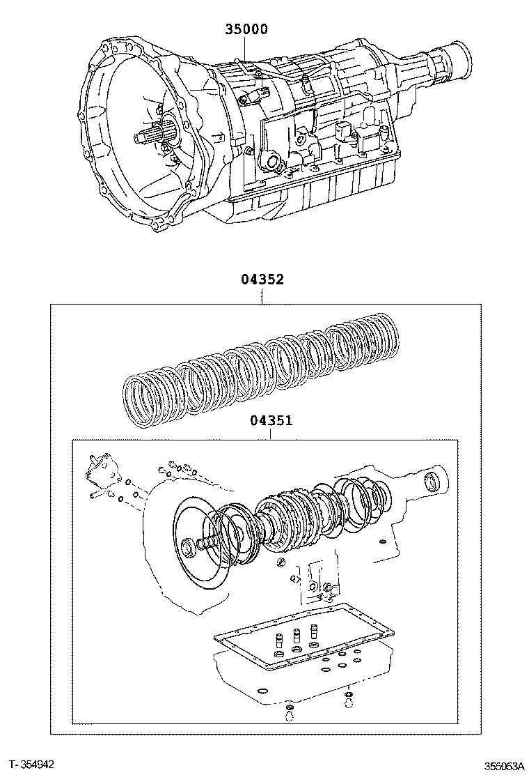  GS30 35 43 460 |  TRANSAXLE OR TRANSMISSION ASSY GASKET KIT ATM