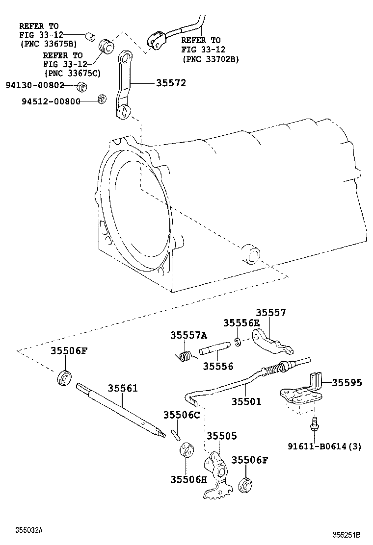 GS30 35 43 460 | THROTTLE LINK VALVE LEVER ATM