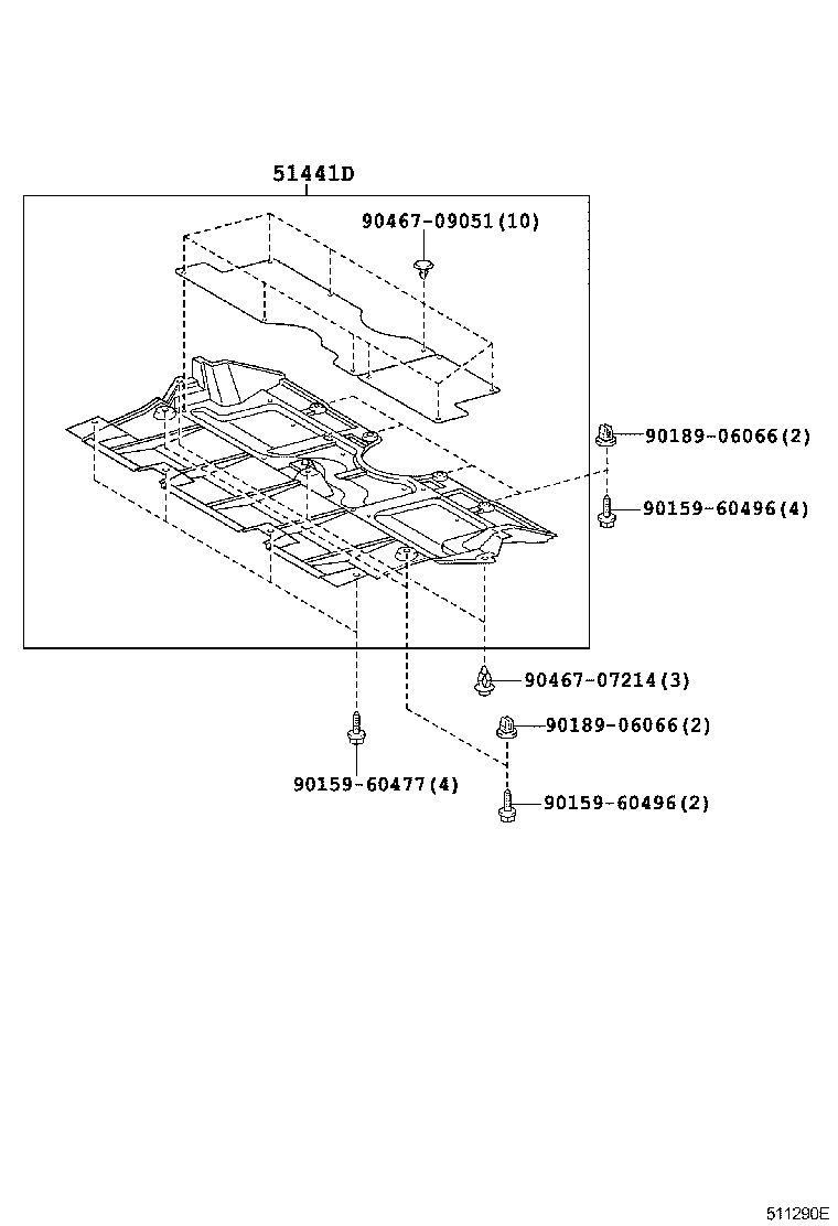  GS30 35 43 460 |  SUSPENSION CROSSMEMBER UNDER COVER