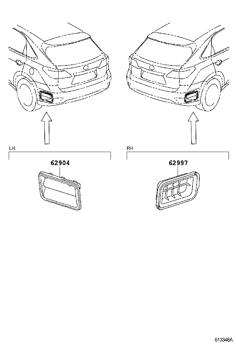  RX350 450H |  ROOF SIDE VENTILATOR