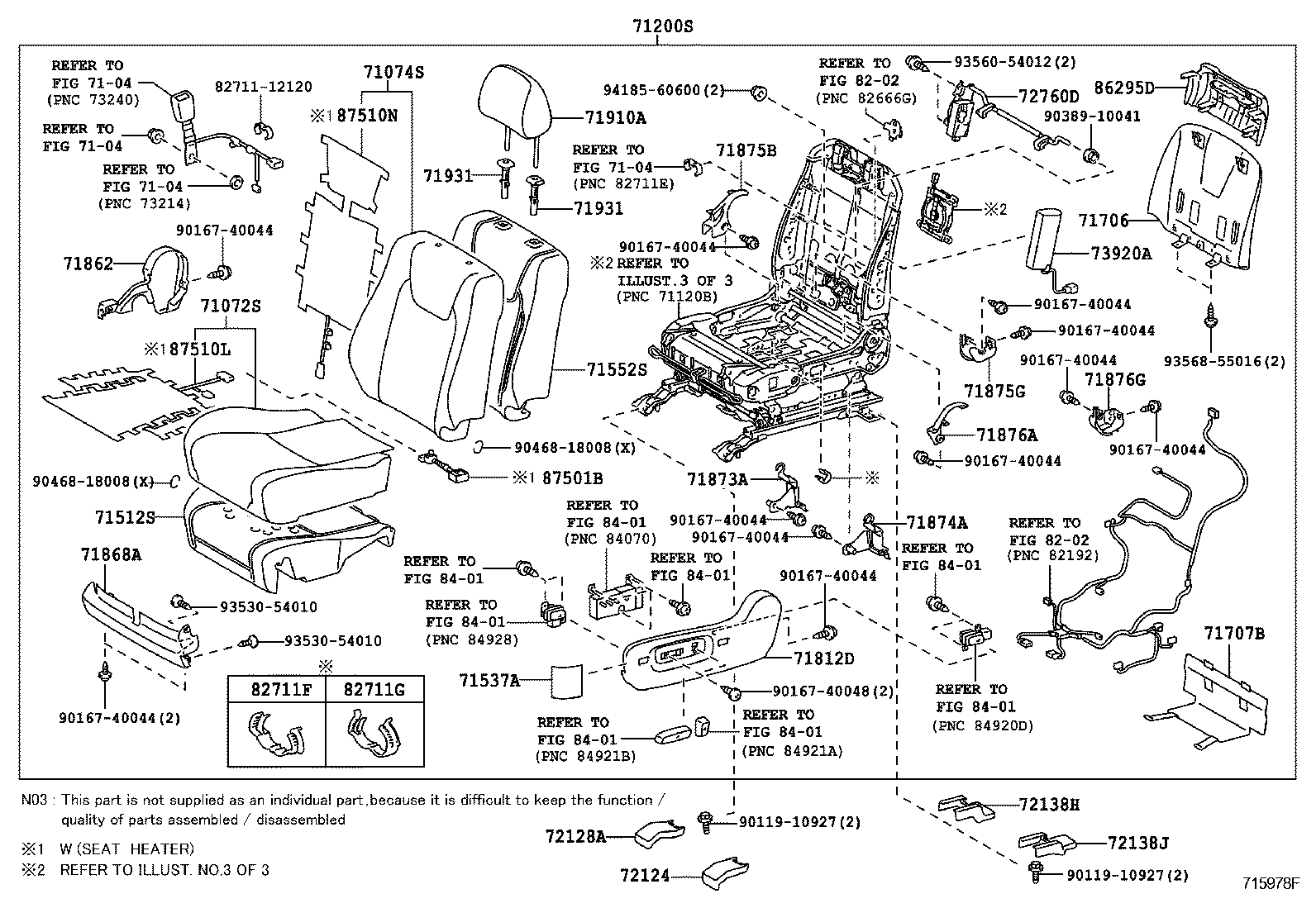  RX350 450H |  FRONT SEAT SEAT TRACK
