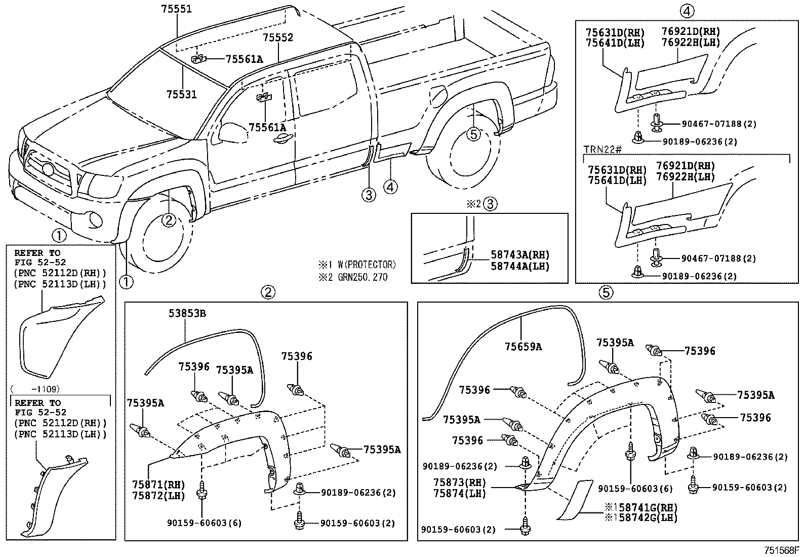  TACOMA |  MOULDING