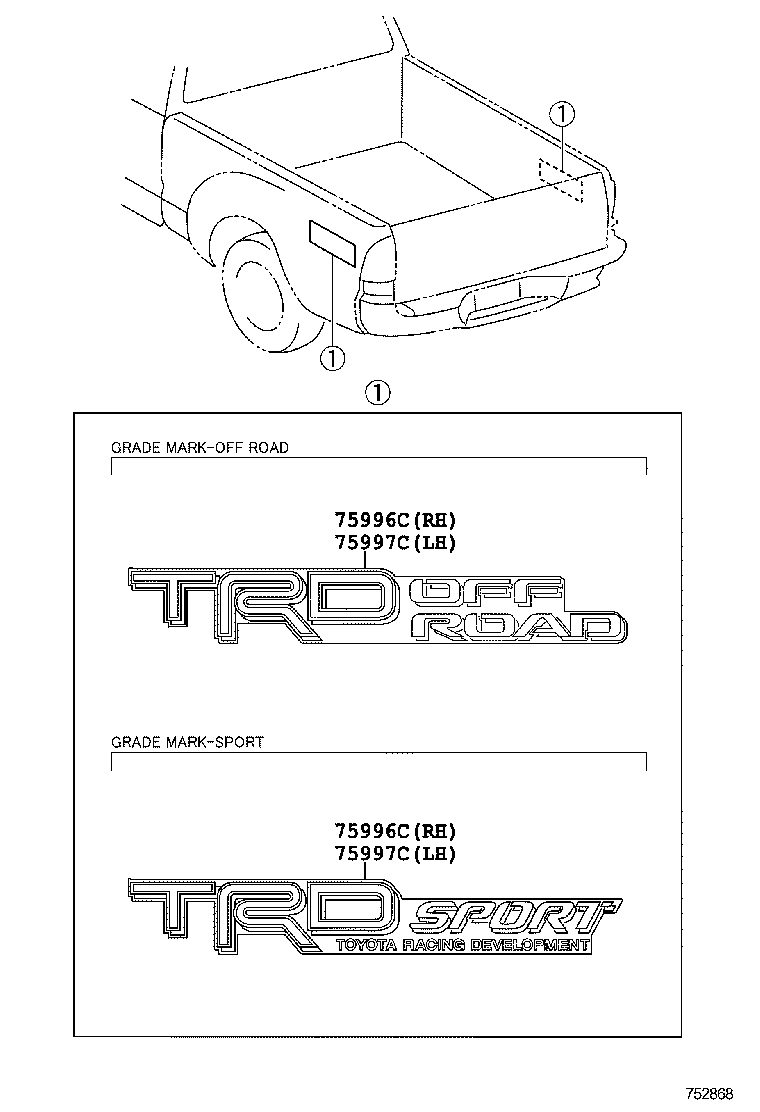  TACOMA |  BODY STRIPE