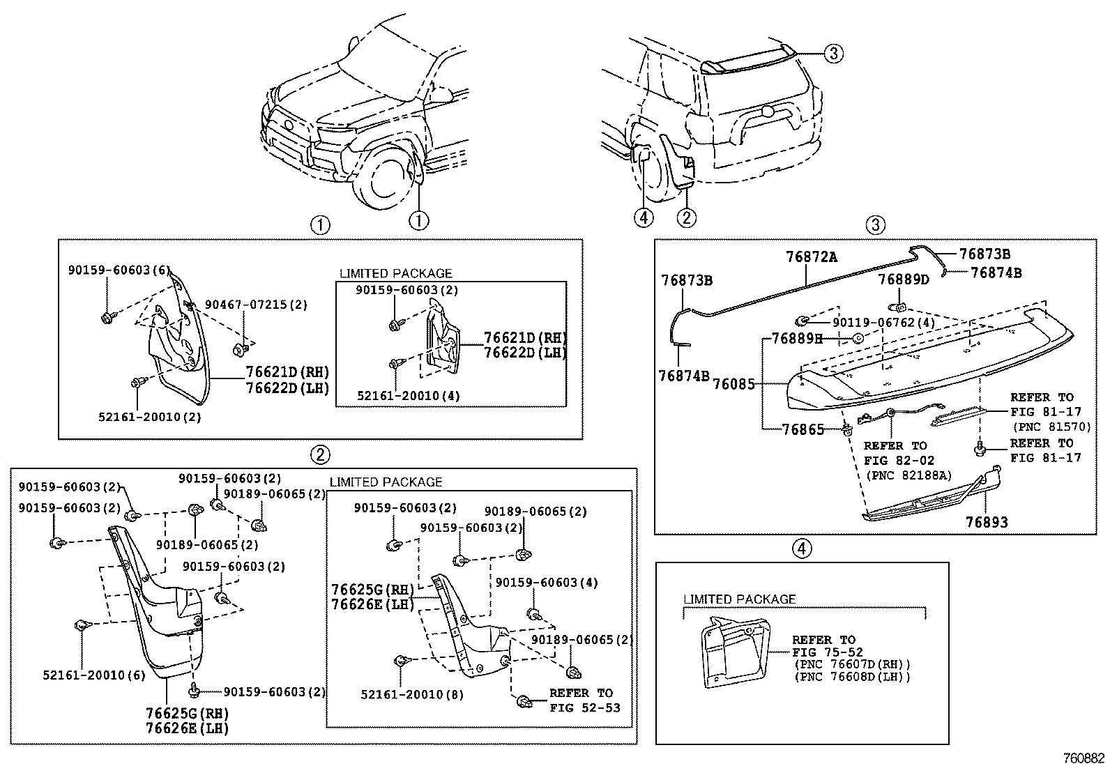  4RUNNER |  SPOILER SIDE MUDGUARD