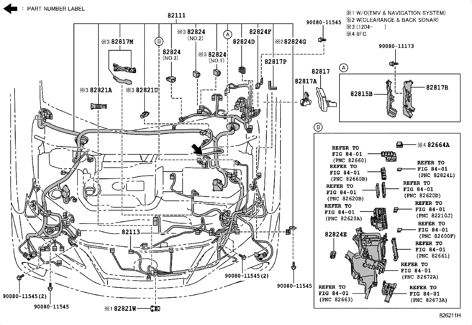  RX350 450H |  WIRING CLAMP