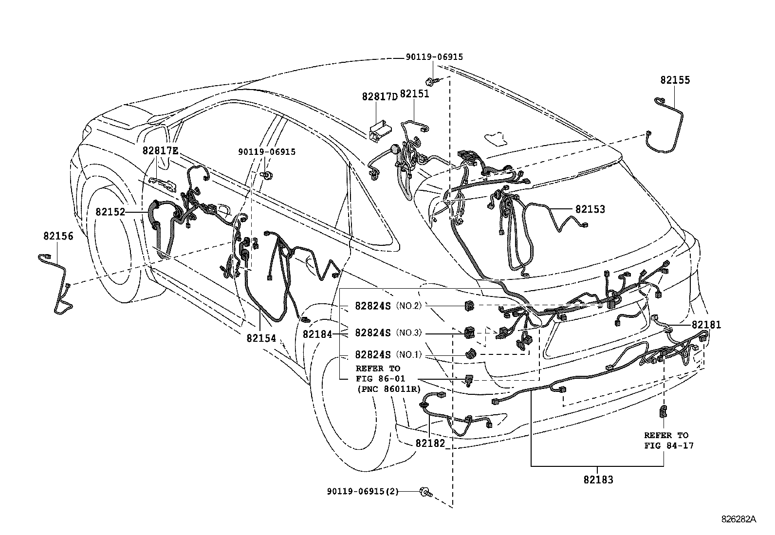  RX350 450H |  WIRING CLAMP