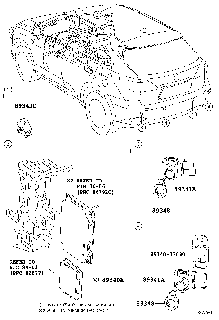  RX350 450H |  CLEARANCE BACK SONAR
