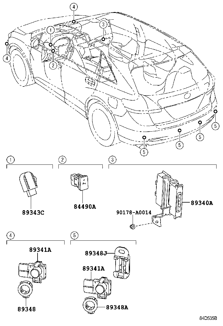  VENZA |  CLEARANCE BACK SONAR