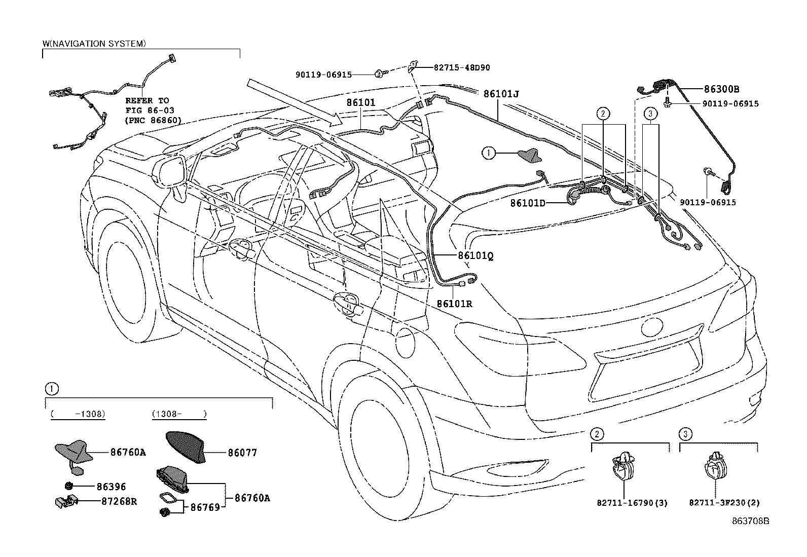  RX350 450H |  ANTENNA