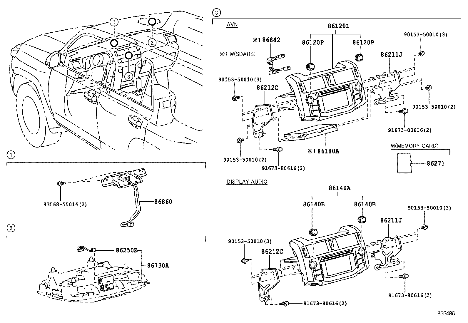  4RUNNER |  NAVIGATION FRONT MONITOR DISPLAY