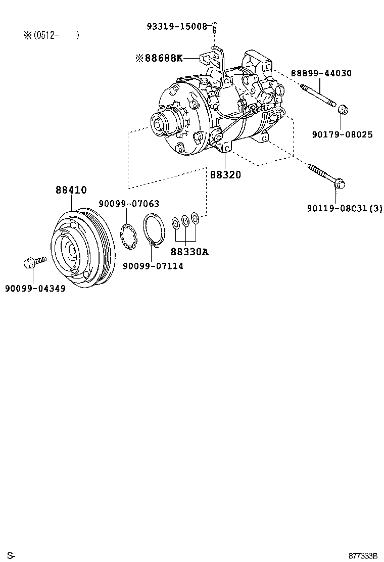  GS30 35 43 460 |  HEATING AIR CONDITIONING COMPRESSOR