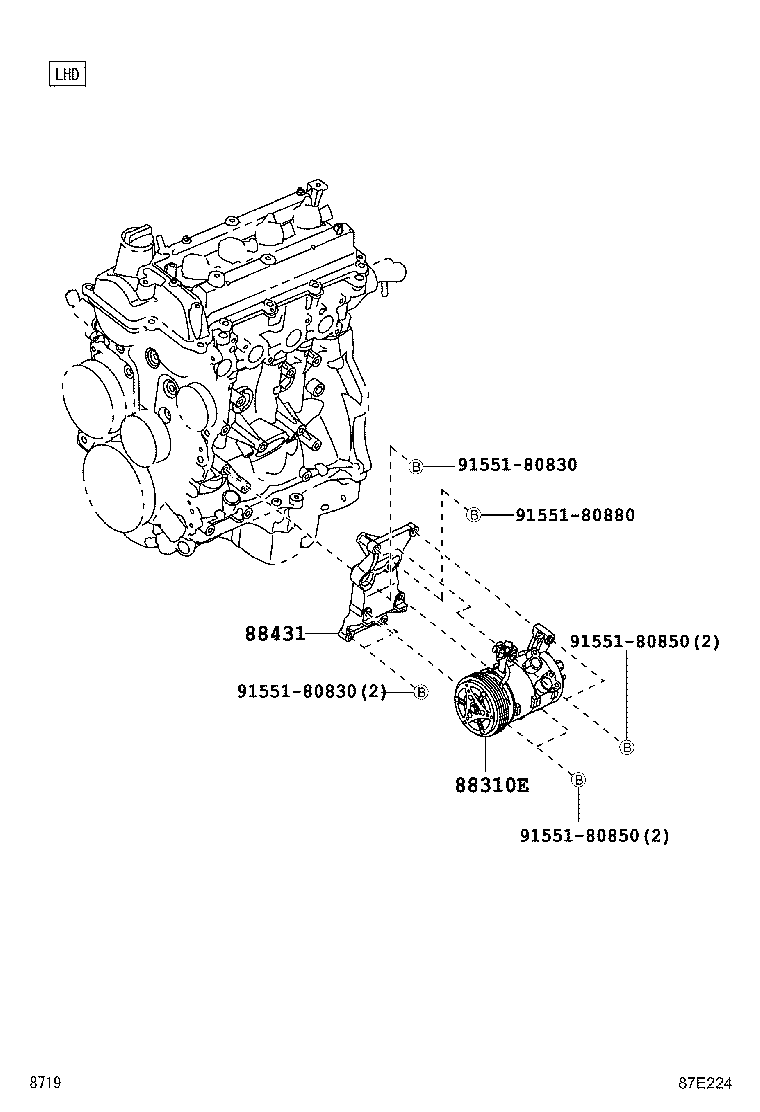  AVANZA |  HEATING AIR CONDITIONING COMPRESSOR