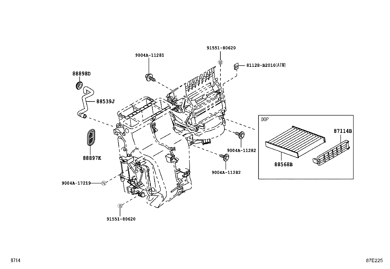  AVANZA |  HEATING AIR CONDITIONING COOLER UNIT