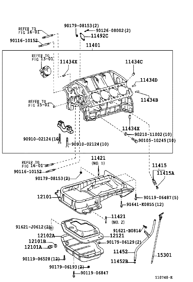  GS300 400 430 |  CYLINDER BLOCK