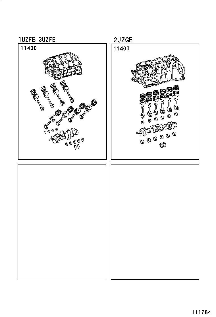  GS300 400 430 |  SHORT BLOCK ASSEMBLY