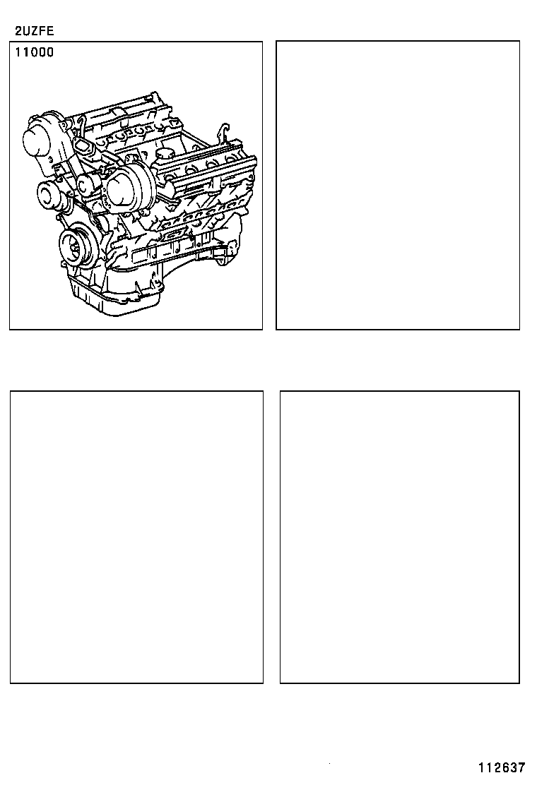  GX470 |  PARTIAL ENGINE ASSEMBLY