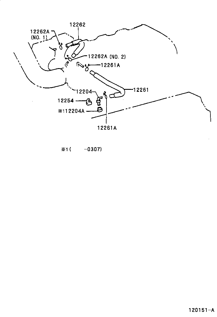  GS300 400 430 |  VENTILATION HOSE