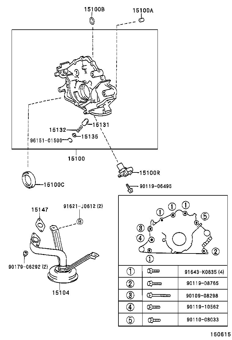 LX470 |  ENGINE OIL PUMP