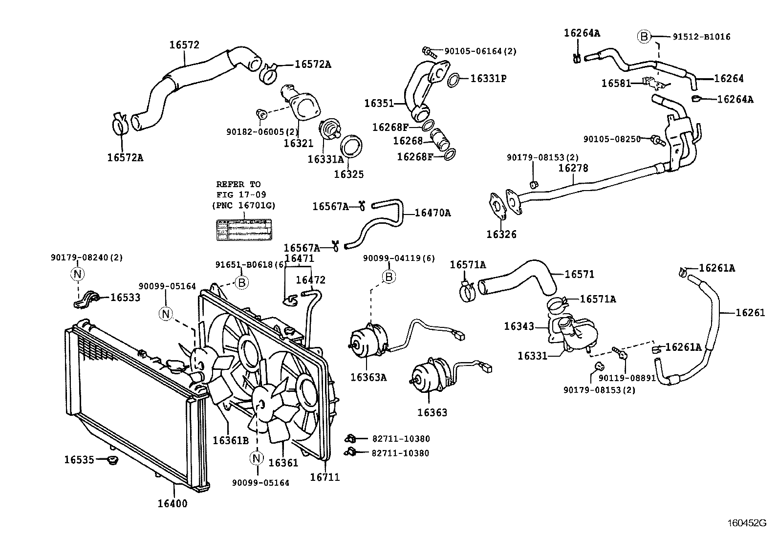  GS300 400 430 |  RADIATOR WATER OUTLET
