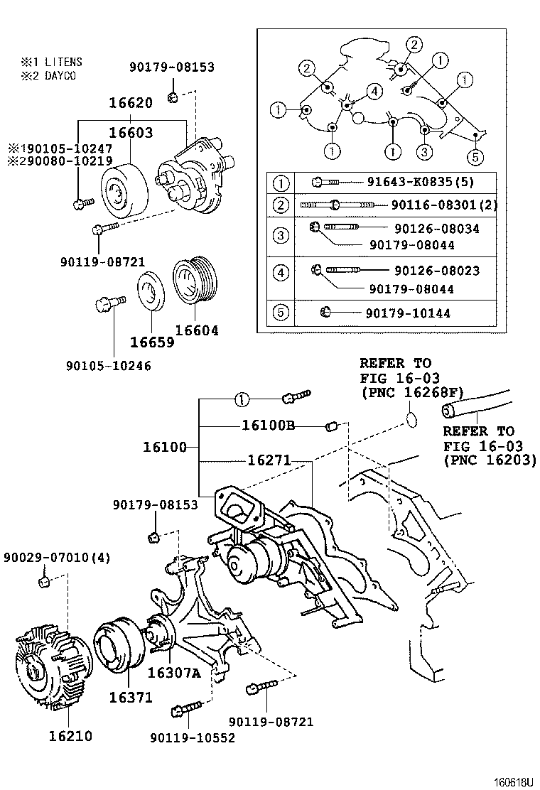  LX470 |  WATER PUMP