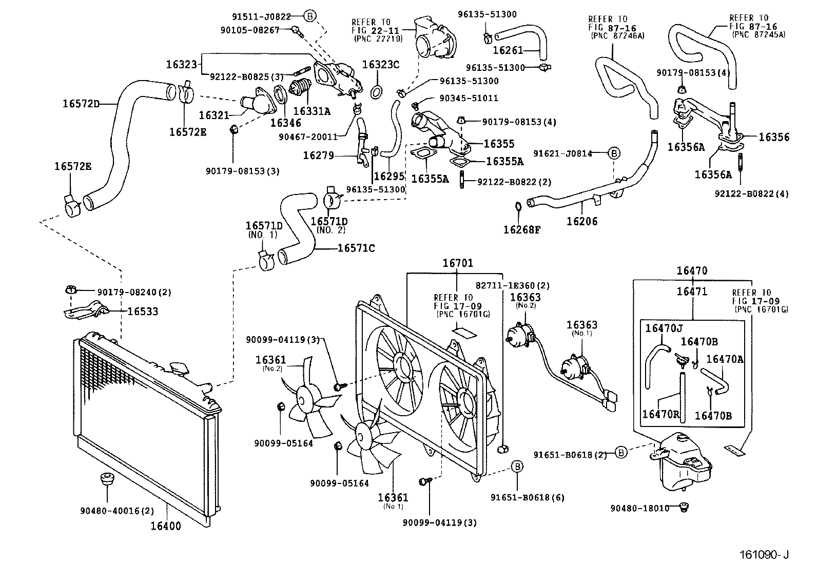  GS300 400 430 |  RADIATOR WATER OUTLET
