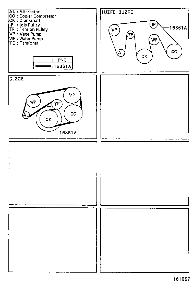  GS300 400 430 |  V BELT