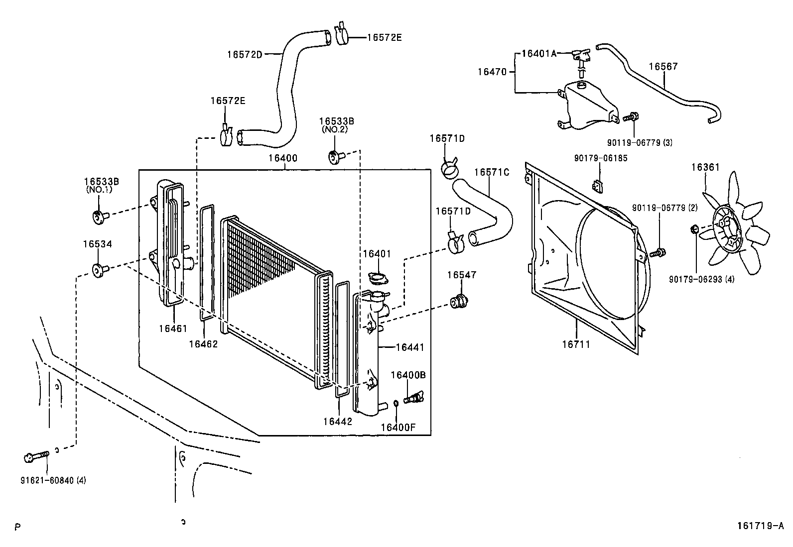  GX470 |  RADIATOR WATER OUTLET