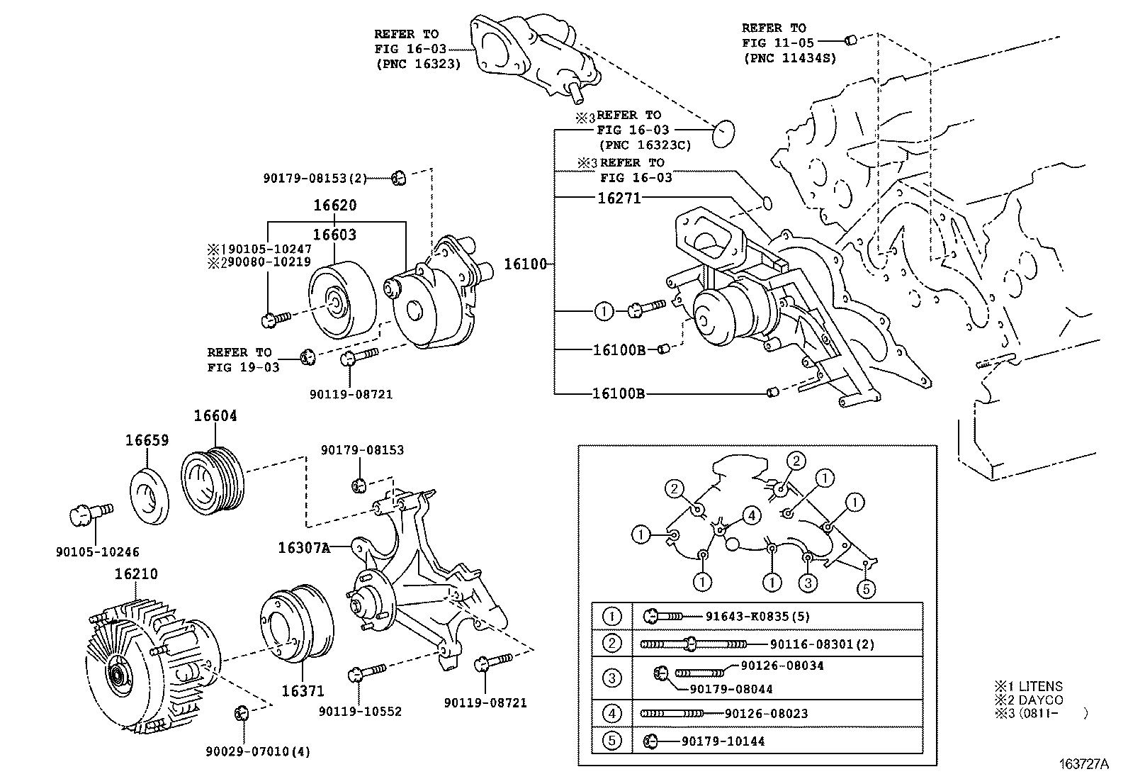  GX470 |  WATER PUMP