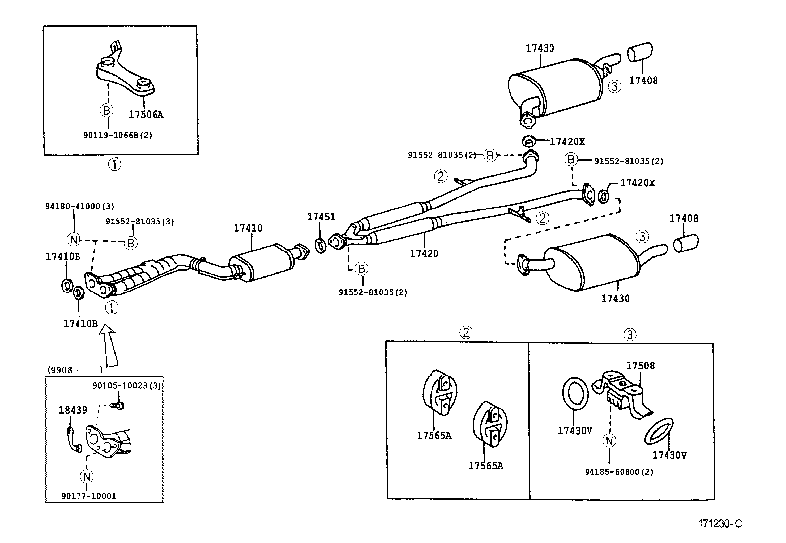  GS300 400 430 |  EXHAUST PIPE