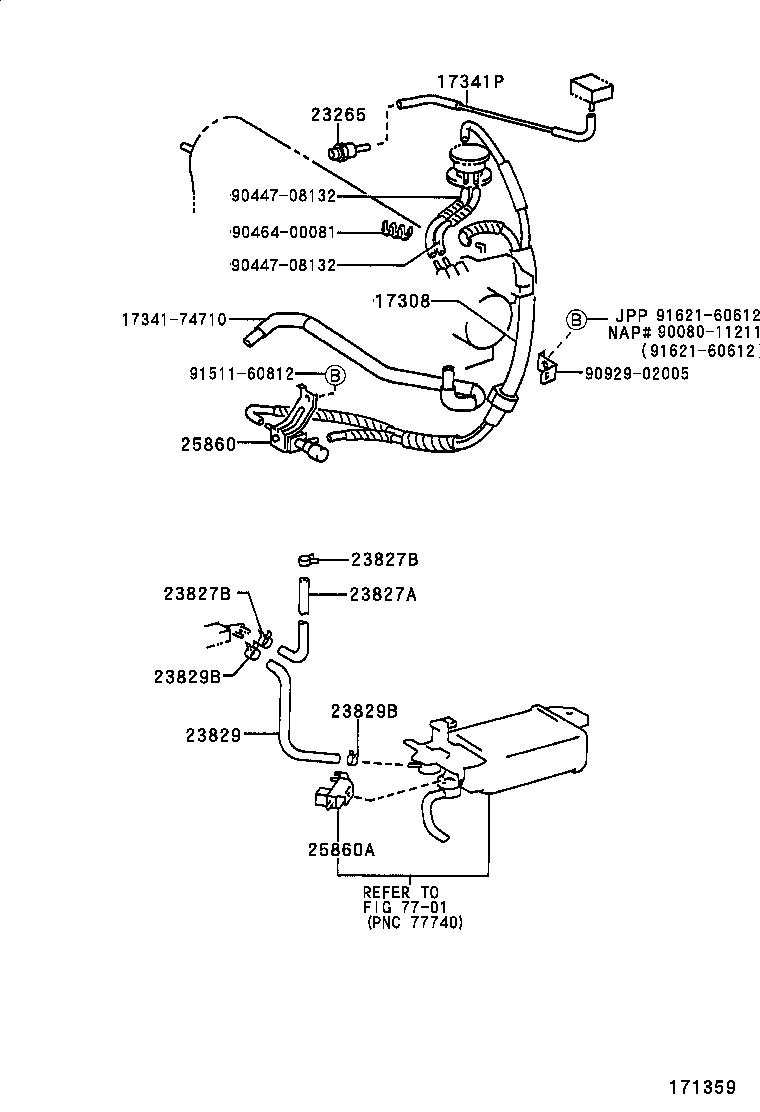  CAMRY NAP |  VACUUM PIPING