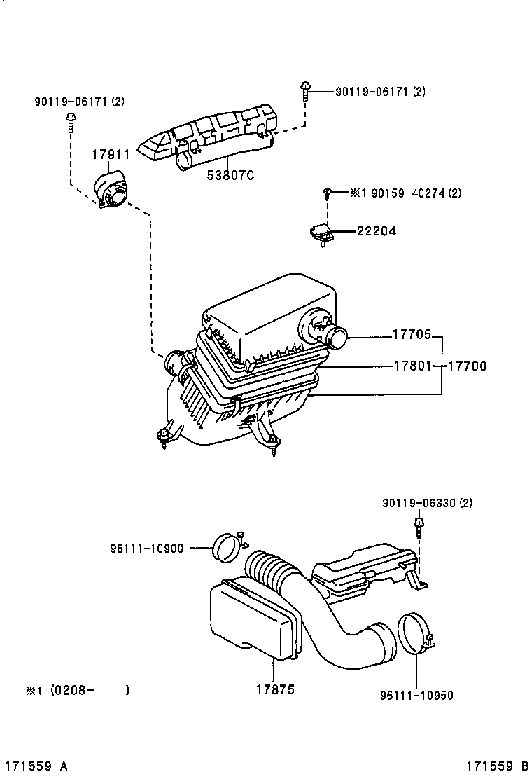  LX470 |  AIR CLEANER