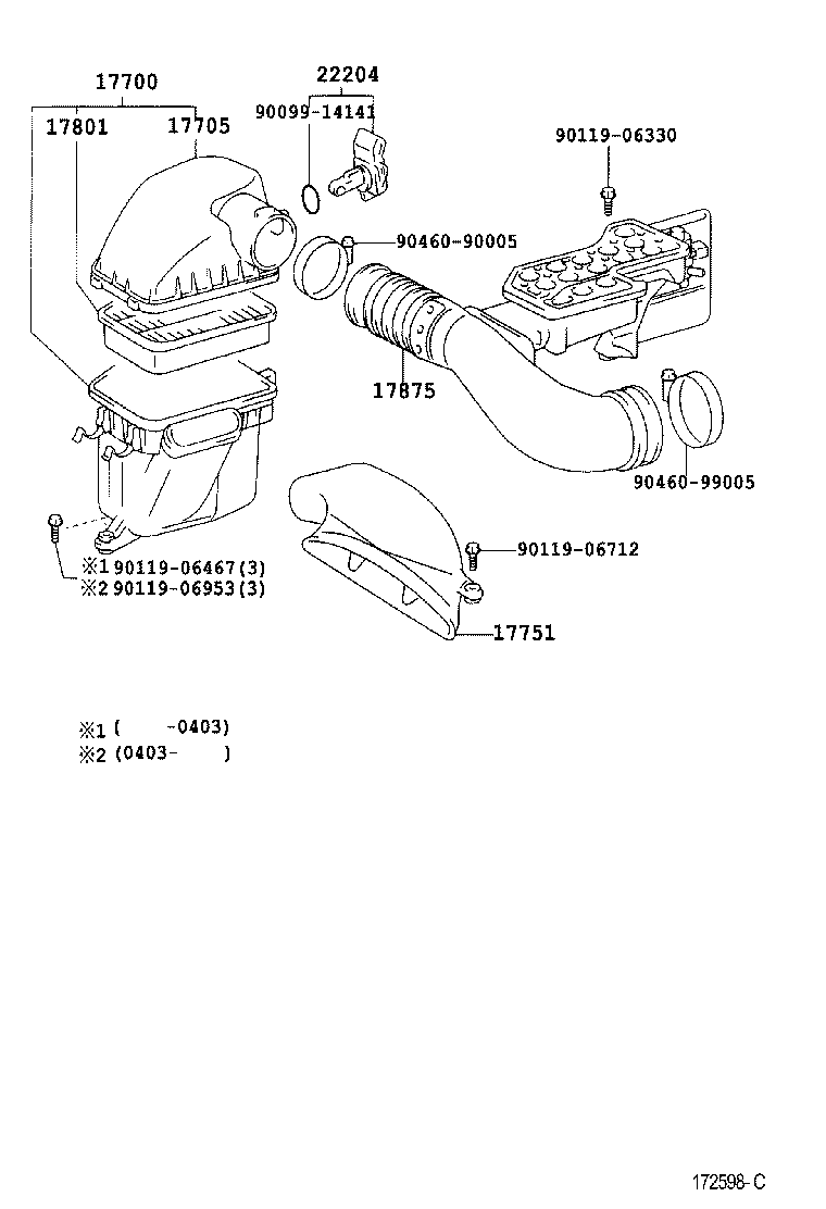  GS300 400 430 |  AIR CLEANER