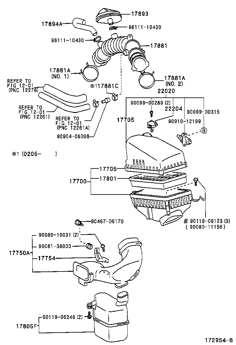  SOLARA |  AIR CLEANER