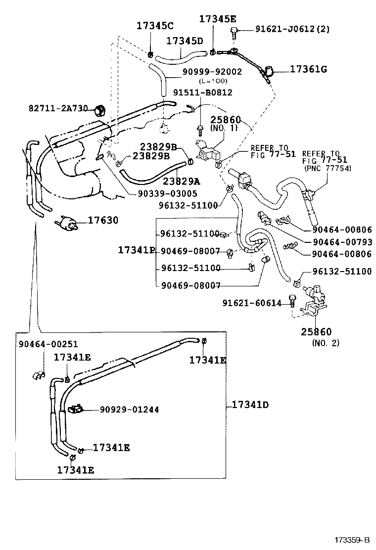  LX470 |  VACUUM PIPING