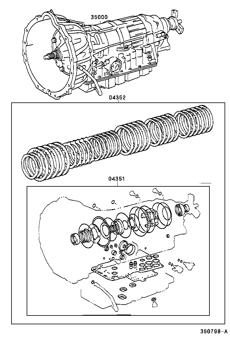  GS300 400 430 |  TRANSAXLE OR TRANSMISSION ASSY GASKET KIT ATM