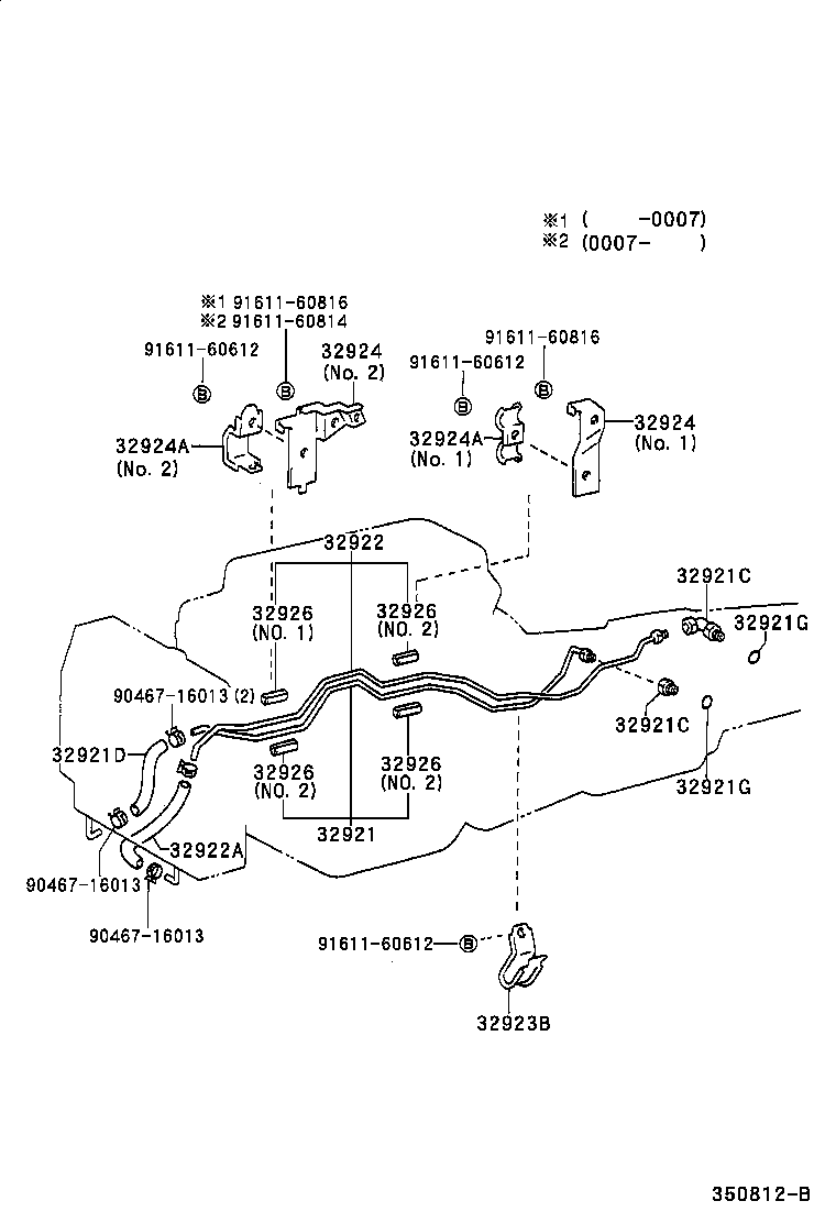  GS300 400 430 |  OIL COOLER TUBE ATM