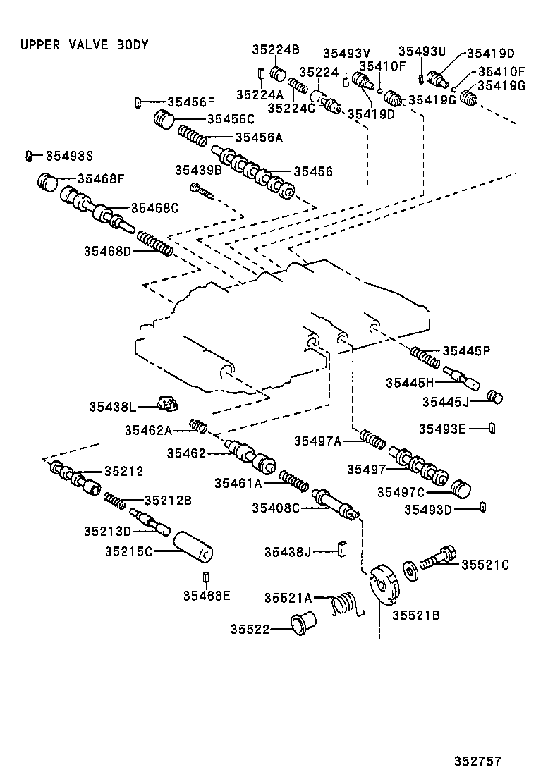  TUNDRA |  VALVE BODY OIL STRAINER ATM
