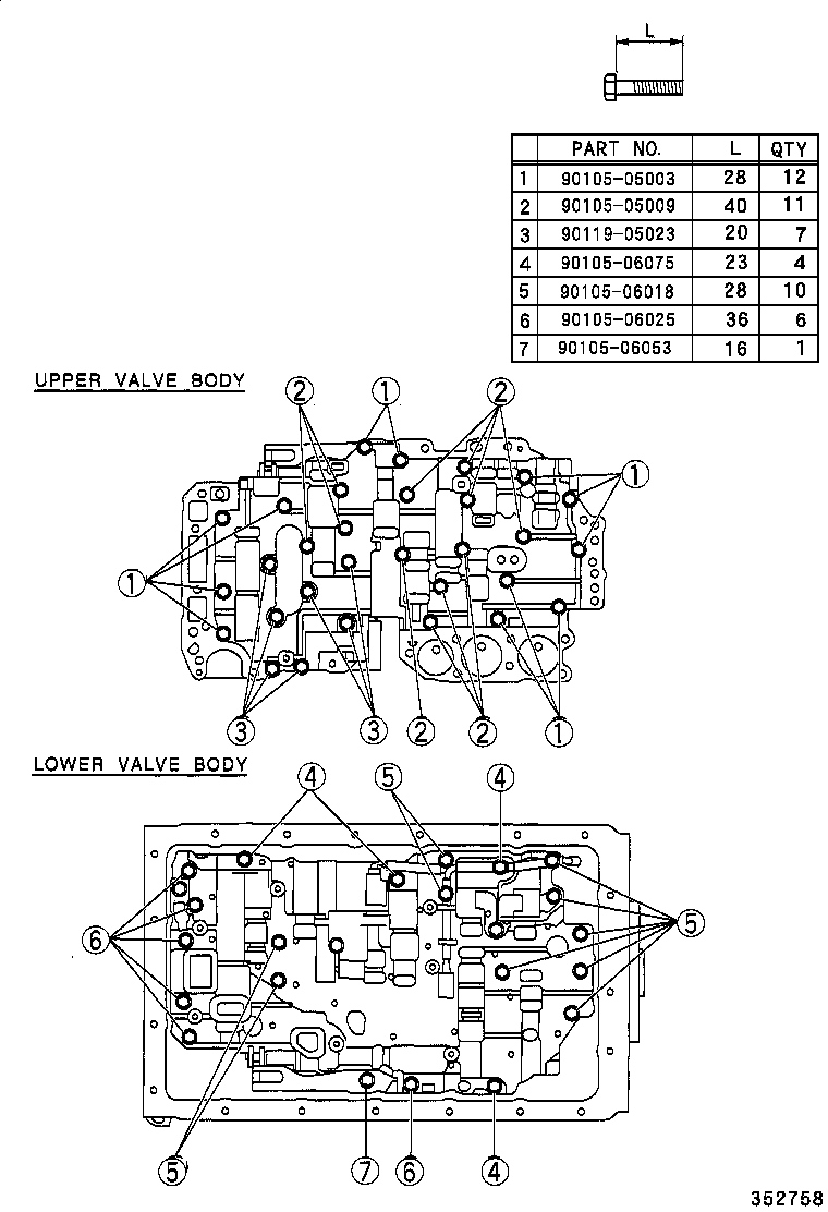  TUNDRA |  VALVE BODY OIL STRAINER ATM