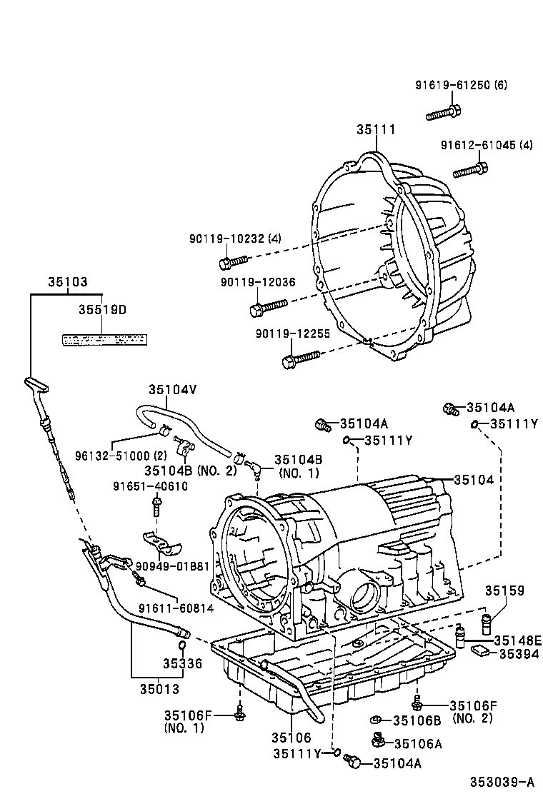  SC430 |  TRANSMISSION CASE OIL PAN ATM