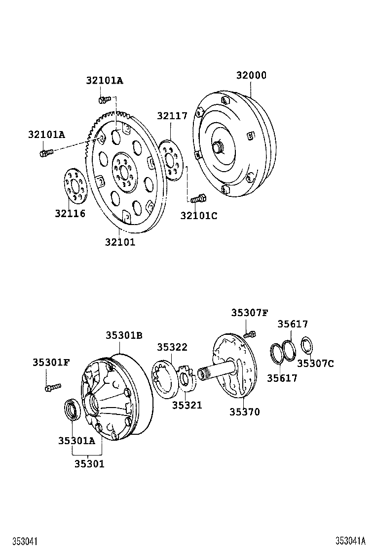  SC430 |  TORQUE CONVERTER FRONT OIL PUMP CHAIN ATM