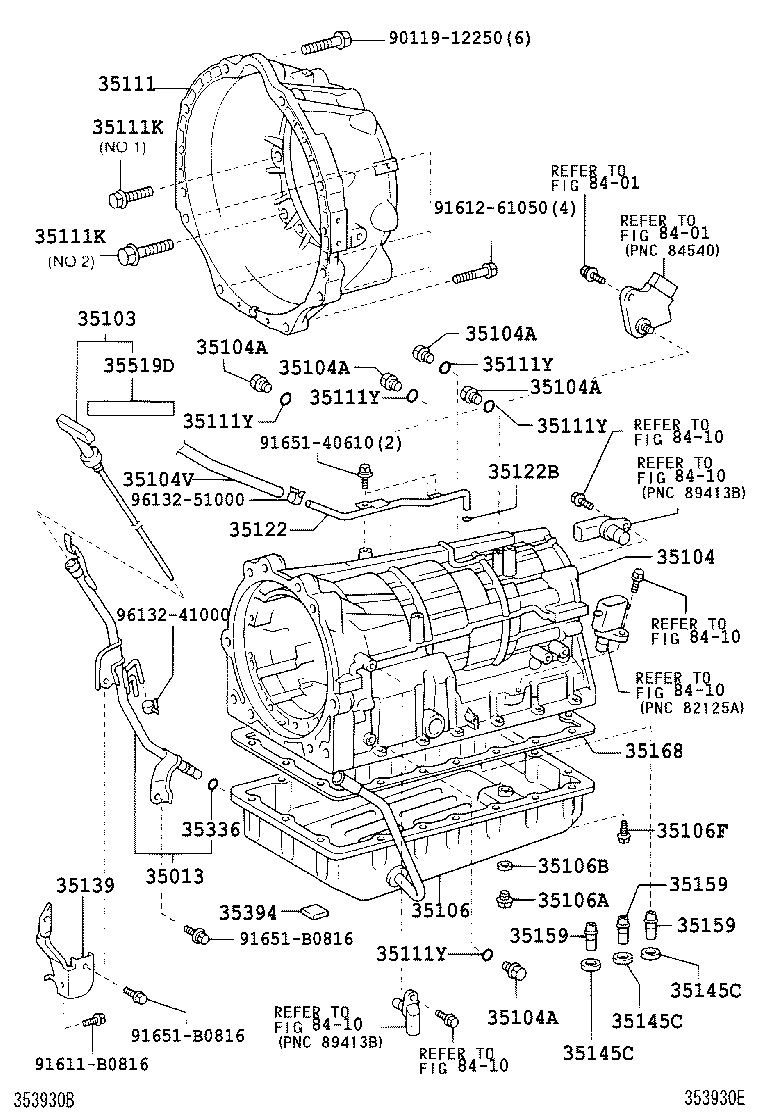  LX470 |  TRANSMISSION CASE OIL PAN ATM