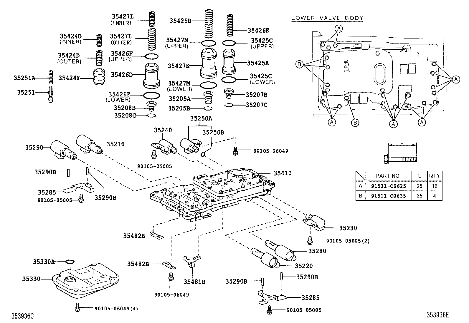  LX470 |  VALVE BODY OIL STRAINER ATM