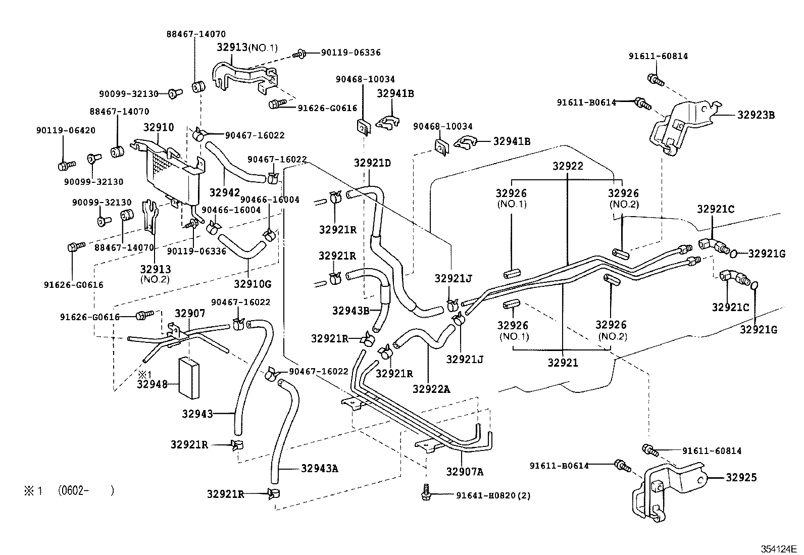  GX470 |  OIL COOLER TUBE ATM