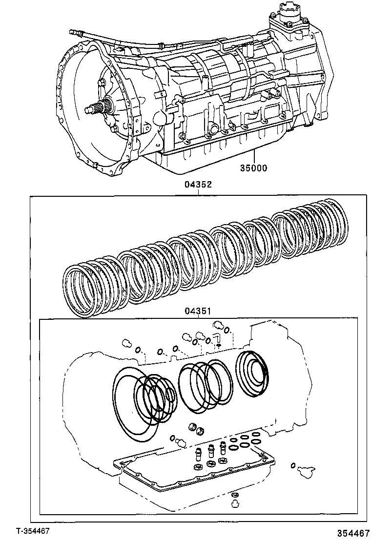  GX470 |  TRANSAXLE OR TRANSMISSION ASSY GASKET KIT ATM