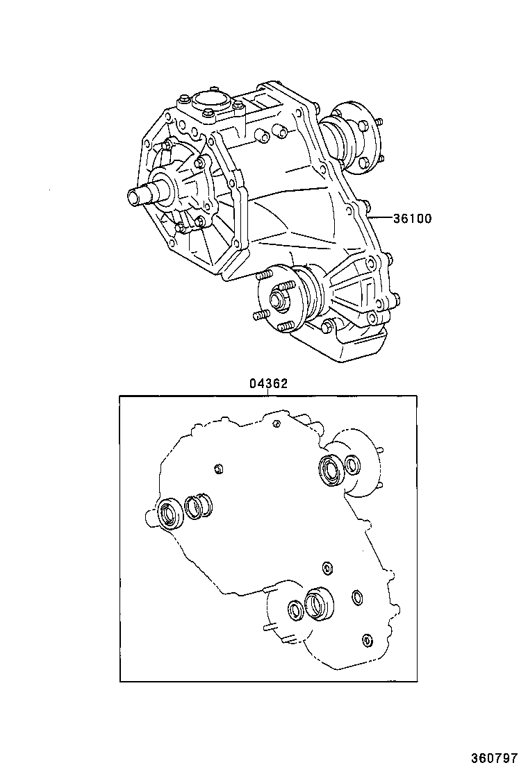  GX470 |  TRANSFER ASSEMBLY GASKET KIT