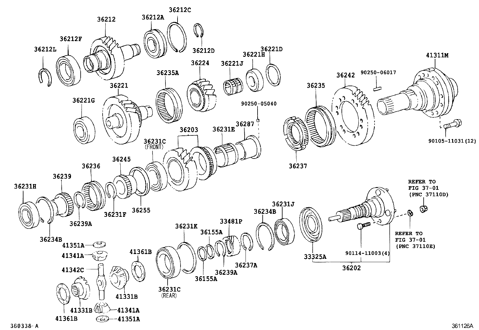  LX470 |  TRANSFER GEAR