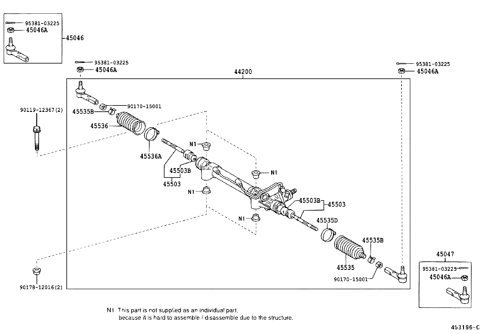  GX470 |  FRONT STEERING GEAR LINK