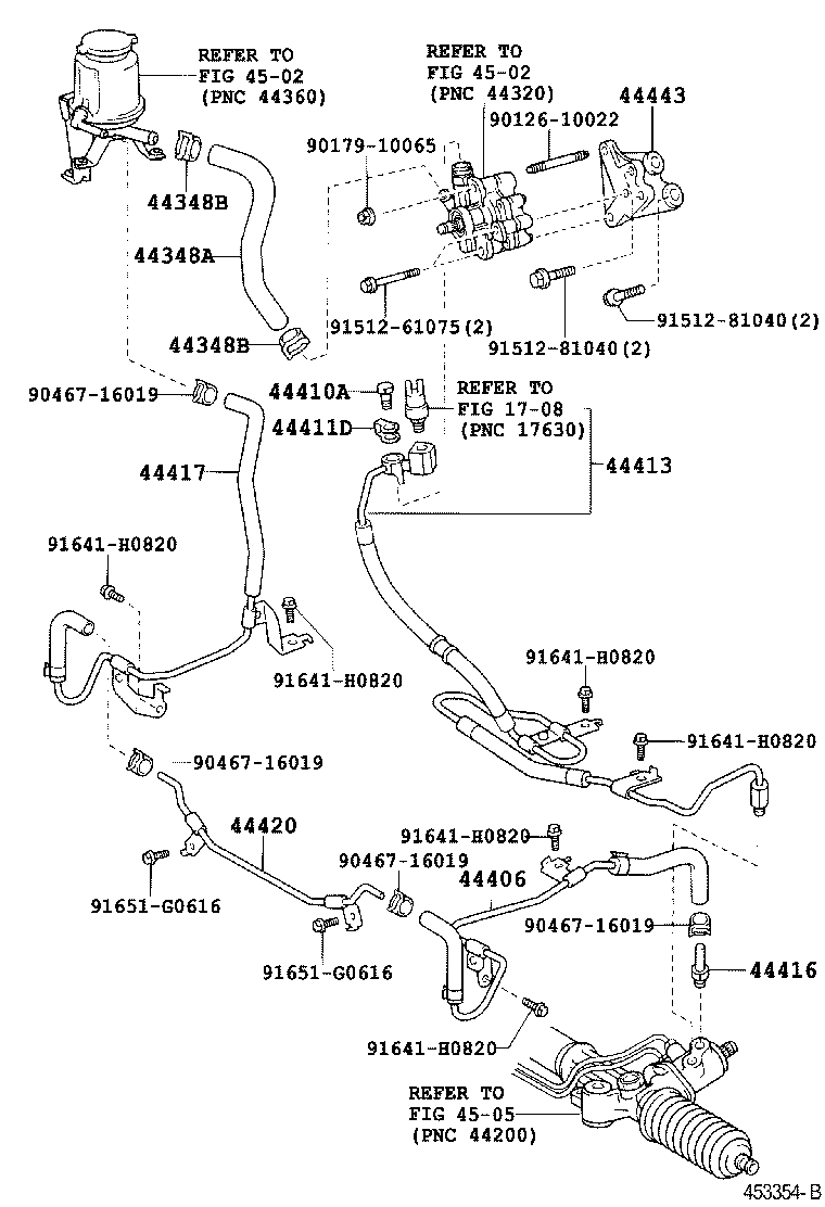  GX470 |  POWER STEERING TUBE